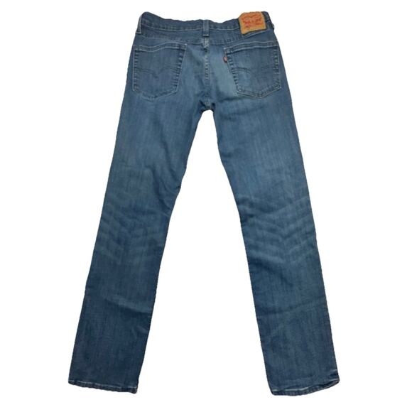 Levis 514 Jeans Mens 32 X 34 Blue Classic Straight Red Tab Denim Cotton - Picture 10 of 11